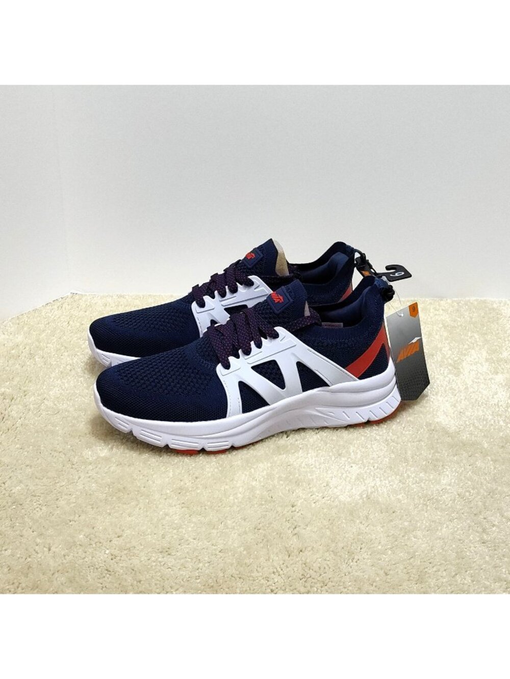Avia Quickflash Running Sneakers Mens 9 Knit Upper Odor Control Shock Absorbing